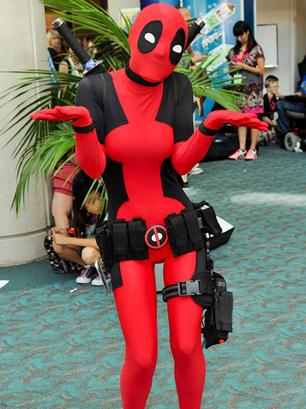 Deadpool Cosplay Costume Zentai Suit 15070247
